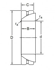 Подшипник Серия GAC Подшипник GAC 50 S по выгодным ценам Новочебоксарск